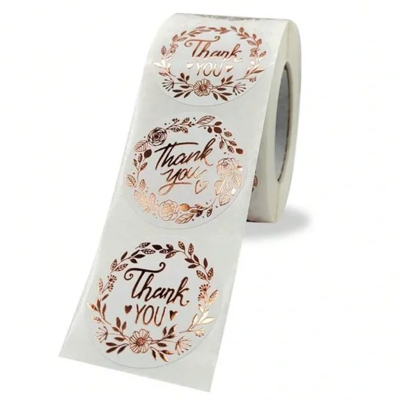 Thank You Stickers - 500 pcs - NWT - Picture 3 of 3